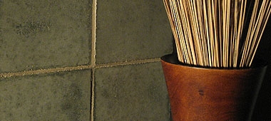 stained concrete small tiles