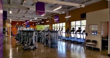 polished concrete anytime fitness