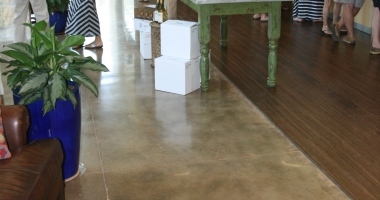 concrete flooring winery