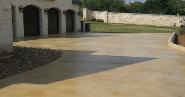 exterior stain and seal concrete